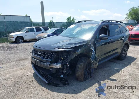 2022 Kia Sorento X-Line S из США, поврежденный, VIN 5XYRLDLC9NG149780